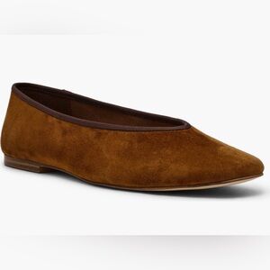 Steve Madden Pippa Tan Suede Flats